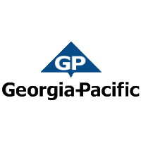 Georgia-Pacific logo displayed prominently, representing their brand identity on the Yonkers Inc. client page.