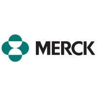 Merck logo displayed prominently on a clean background, representing the client relationship with Yonkers Inc.